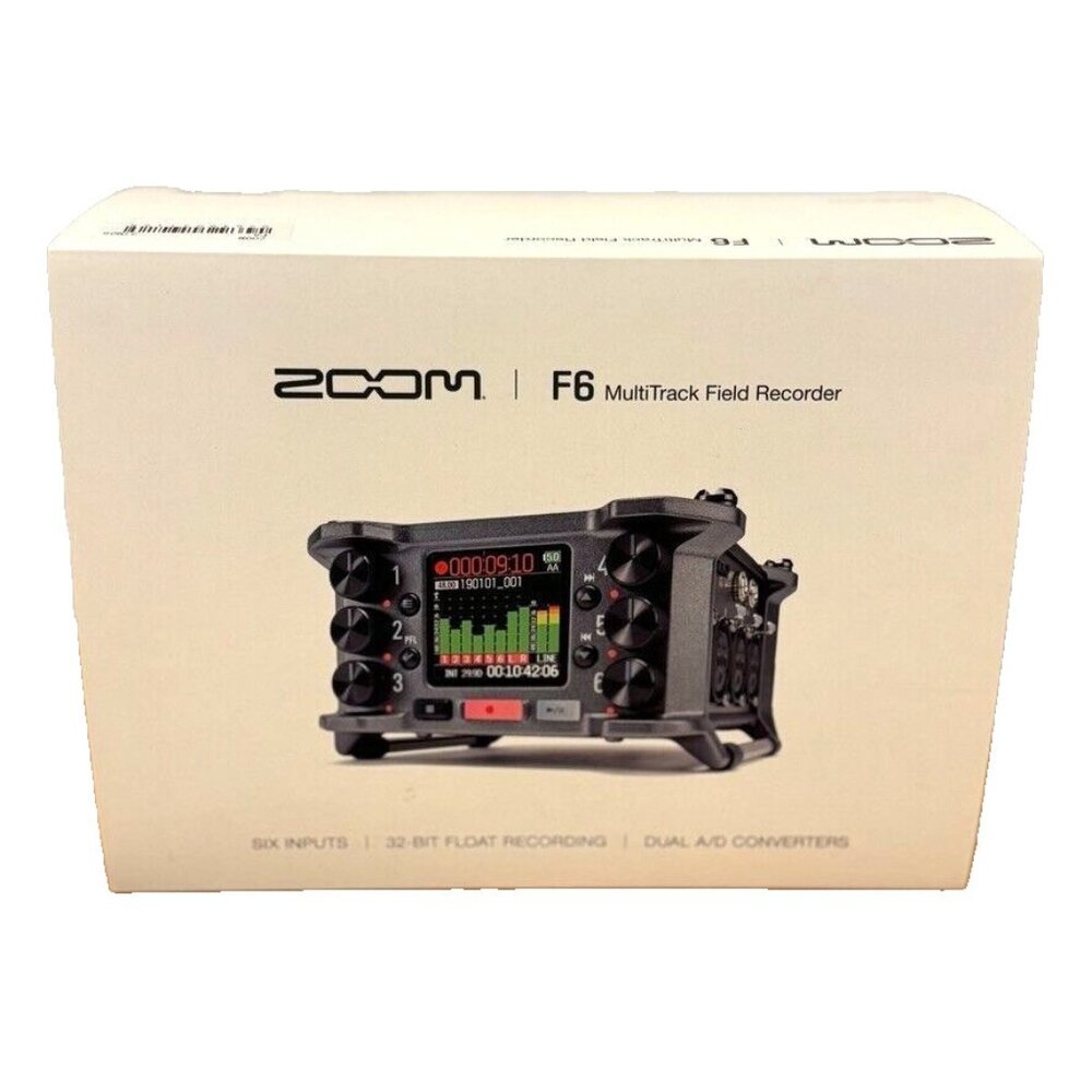 Zoom F6 Multi Track Field Recorder 32-Bit Float Recording Japan New